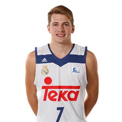 Réplica T-Shirt Luka Doncic #7# R. Madrid 2016/17 (blanco/1ª Equipación)