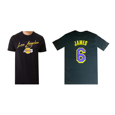 Camiseta NBA L.A Lakers NBA Script # 6 JAMES #