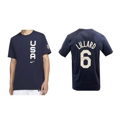 Camiseta Nike USA Team Basketball Men's  Dri-FIT # 6 LILLARD#