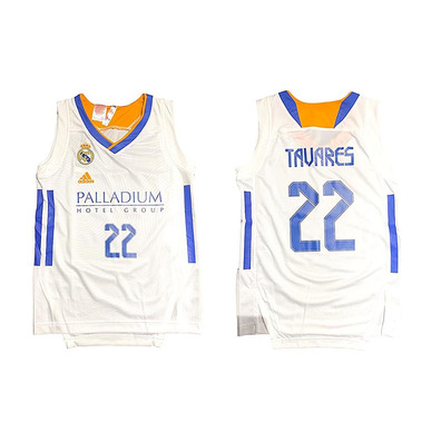 Camiseta Réplica Niñ@ Real Madrid Basket # 22 TAVARES #