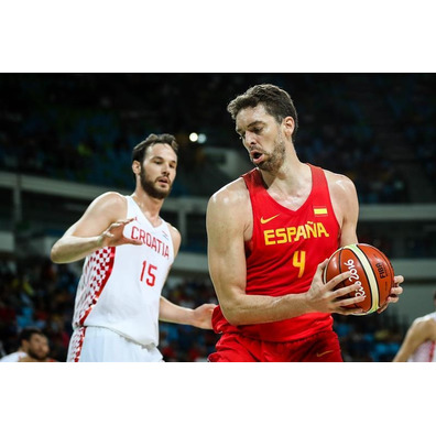 Camiseta Réplica Spain Gasol "Río 2016 Red" (600/red)