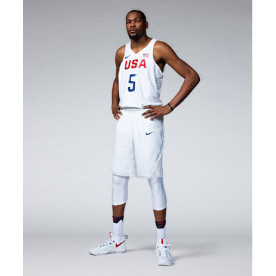 Camiseta Réplica USA Kevin Durant "Río 2016 White" (101/white)