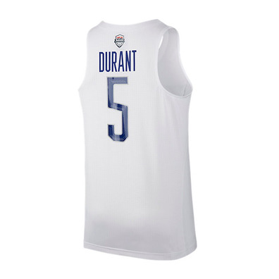 Camiseta Réplica USA Kevin Durant "Río 2016 White" (101/white)