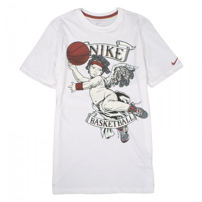 Nike T-shirt  Basketball Cherub (100/branco)