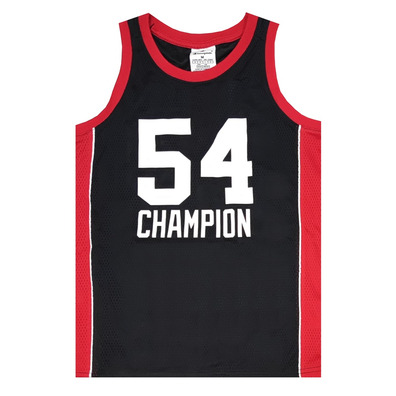 Champion Basketball Kids Inspired Logo Tank Top "Black-Red"