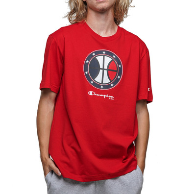 Champion Basketball Legacy Round Up Graphic Crewneck T-Shirt Tee