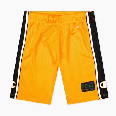 Champion Basketball Neon Sport Script Logo Short "Electric Orange"