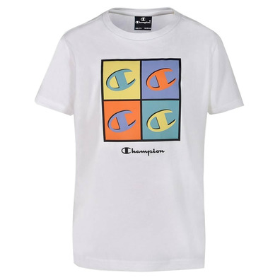 Champion Legacy Front Square Script Logo T-Shirt "Black"