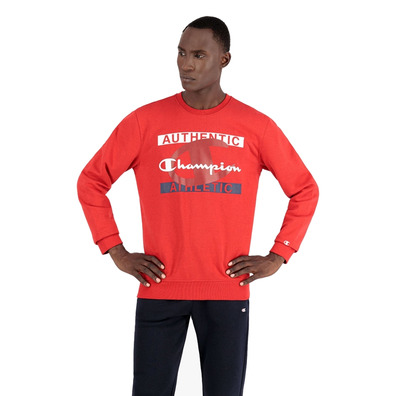 Champion Legacy New York Graphic Print Sweatshirt "Red"