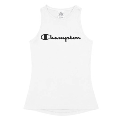 Champion Legacy Wm´s Big Script Logo Tank Top "White"