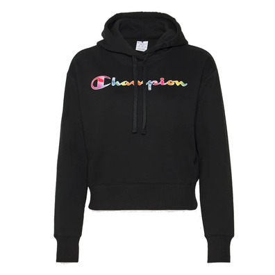 Champion Legacy Wm´s Script Colors Logo Hoodie "Black"