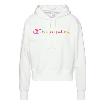 Champion Legacy Wm´s Script Colors Logo Hoodie "White"