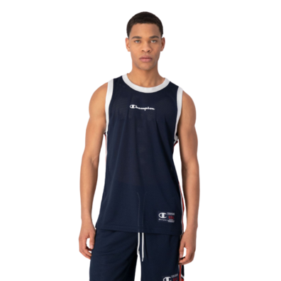 Champion Legacy Retro Basketball Mesh Vest "Navy-White"