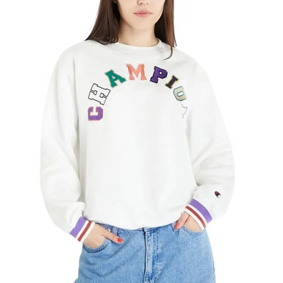 Champion Rochester Wms Bookstore Heavy Fleece Sweatshirt "White"