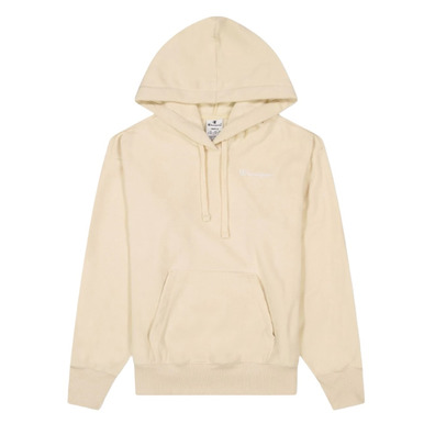 Champion Legacy Small Logo Fleece Hooded Sweatshirt "Wheat"