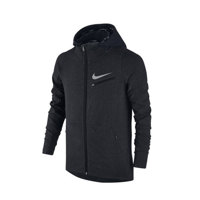 Chaqueta Therma KD Hyper Elite Hoodie Junior (010/black/silver)