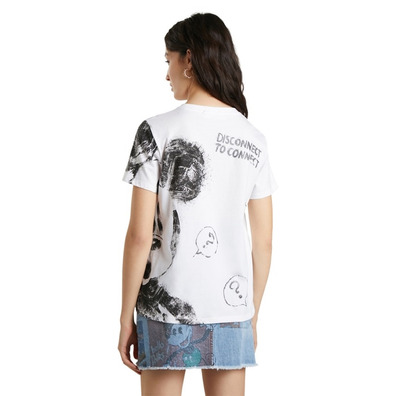 Desigual 100% Algodón Mickey Mouse T-Shirt