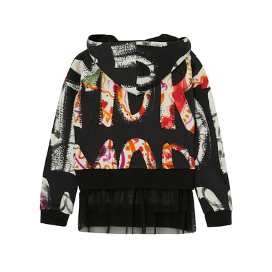 Desigual Girls Hooded Sweatshirt Amore