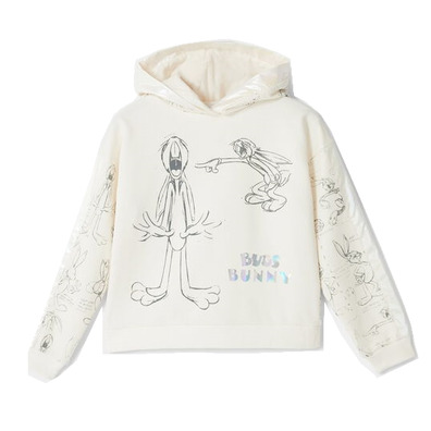 Desigual Girls Hooded Sweatshirt Bugs Bunny