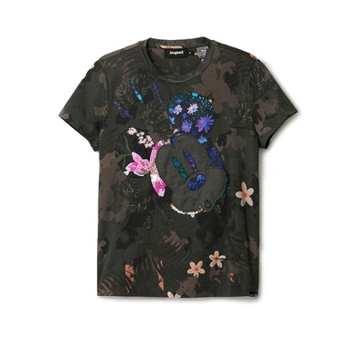 Desigual Mickey Mouse Camouflage T-Shirt