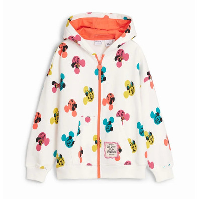 Desigual Mickey Mouse Hoodie "White"