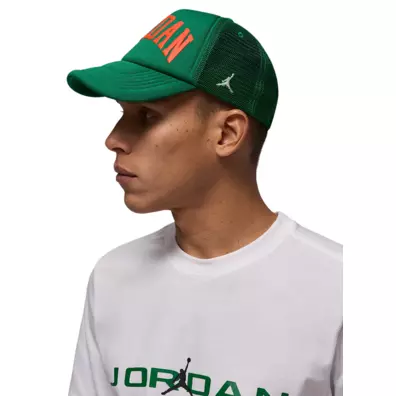 Jordan Big Kids JDB Jan Foam Trucker Hat "Pine Green"