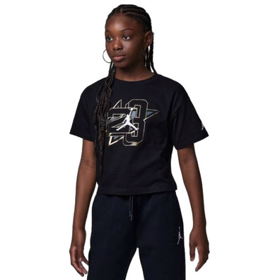 Jordan Girls JBD Take Flight Tee "Black-Gold"