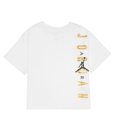 Jordan Girls Jumpman "Time to Shine" Tee "White"