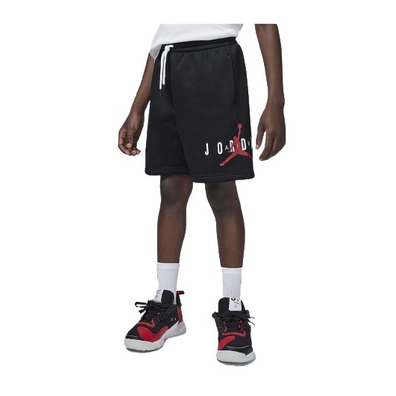 Jordan Kids Jumpman Kids Logo Sustainable Fleece Shorts ''Black''