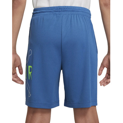 Jordan Kids Jumping Big Air Logo Mesh Short "DK Marina Blue"