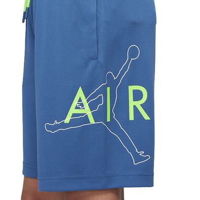 Jordan Kids Jumping Big Air Logo Mesh Short "DK Marina Blue"