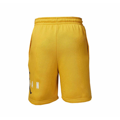 Jordan Kids Jumpman Logo Sustainable Fleece Shorts "Yellow Ocre"