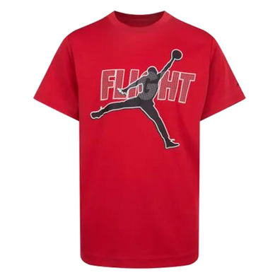 Jordan Kids Jumpman Reflective Flight Dri-Fit T-Shirt "Gym Red"