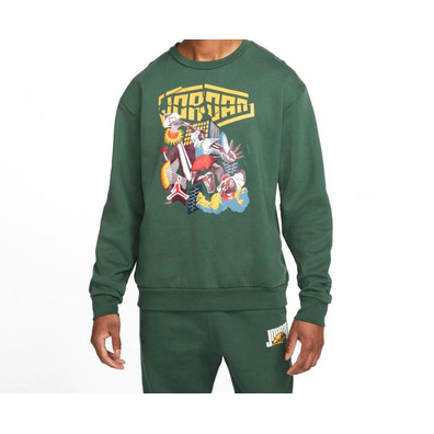 Jordan Sport DNA Men's Fleece Crew "Green"