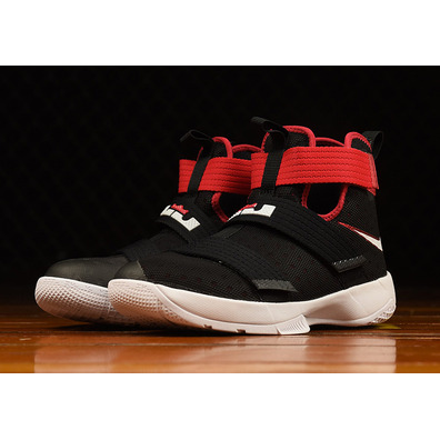 LeBron Soldier 10 SFG (GS) "Bred" (016/black/white/university red)