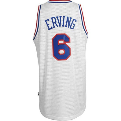 Adidas Camiseta Bordada Julius Erving Sixers (blanco)