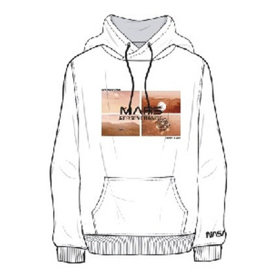 Nasa Mars Perseveranse Graphic Hoody "M08H-White"