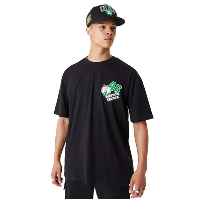 New Era NBA Boston Celtics Arch Wordmark Oversized T-Shirt