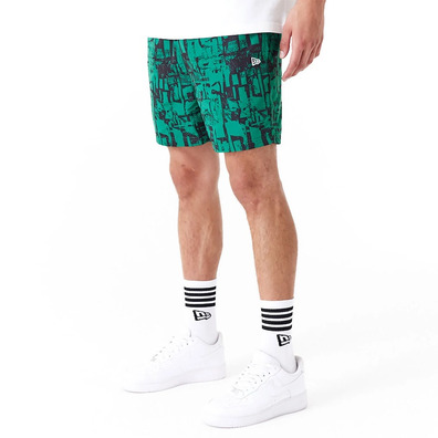 New Era NBA Boston Celtics Team All Over Print Shorts