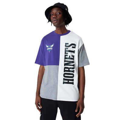 New Era NBA Charlotte Hornets Cut And Sew Oversized Tee