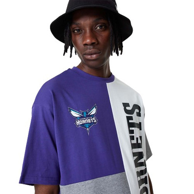 New Era NBA Charlotte Hornets Cut And Sew Oversized Tee