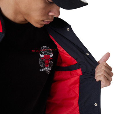 New Era NBA Chicago Bulls Team Logo Bomber Jacket