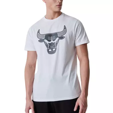 New Era NBA Chicago Bulls Outline Tee "White"