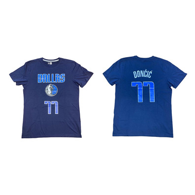 New Era NBA Dallas Mavericks Logo Tee # 77 DONCIC #