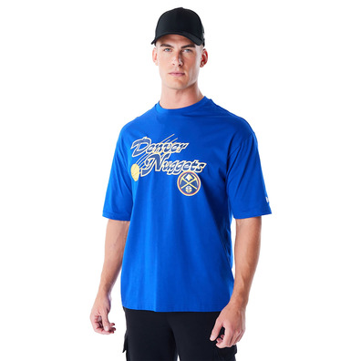 New Era NBA Denver Nuggets Script Oversized T-Shirt