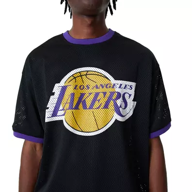 New Era NBA L.A Lakers Team Logo Mesh OS Tee