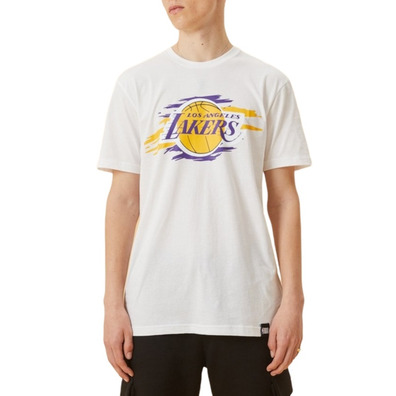 New Era NBA L.A Lakers Tear Logo T-Shirt "White"