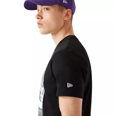 New Era NBA Los Angeles Lakers Photographic "Black" Tee