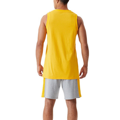 New Era NBA Los Angeles Lakers Side Panel Shorts "Grey-Yellow"