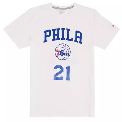 New Era Philadelphia 76ers Logo Tee # 21 Embiid #